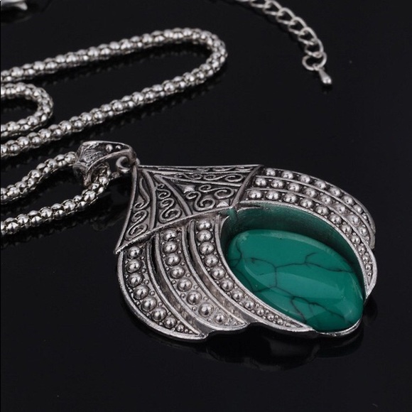 New! Silver & Turquoise Jewelry Set - Picture 2 of 4